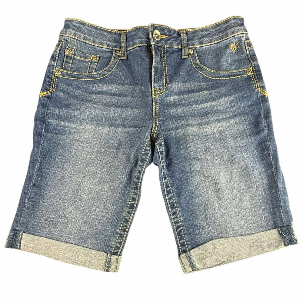 Girl's Jeans Bermuda/Shorts, Justice, Size XL 30 Inches Waist